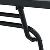 Antrasiitti Teräksinen Puutarhan Bistro Set 3 osaa