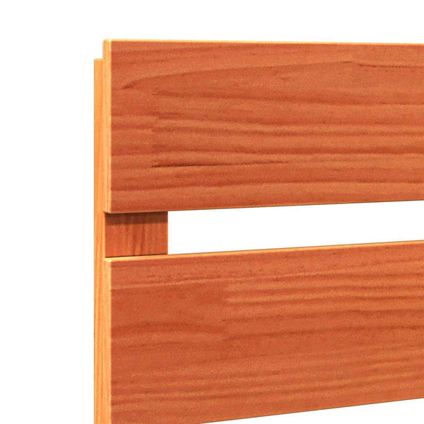 Päätylevy päätyllä Ruskea 140,5 x 3 x 80 cm Massiivinen mänty