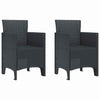 Antrasiitti puutarhan tuoli Dorobanti 53x49x85cm (2 pcs pp)