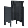 Antrasiitti puutarhan tuoli Dorobanti 53x49x85cm (2 pcs pp)