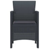 Antrasiitti puutarhan tuoli Harris 53x49x85cm (2 pcs)