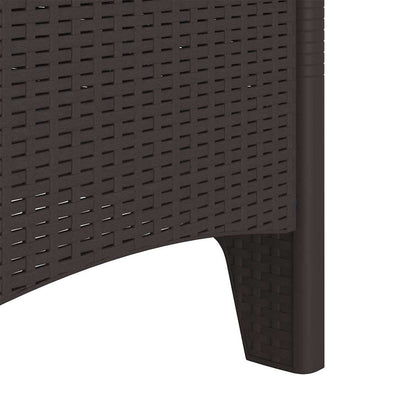Ruskea puutarhan tuoli Botgros 53x49x85cm (2 pcs pp)