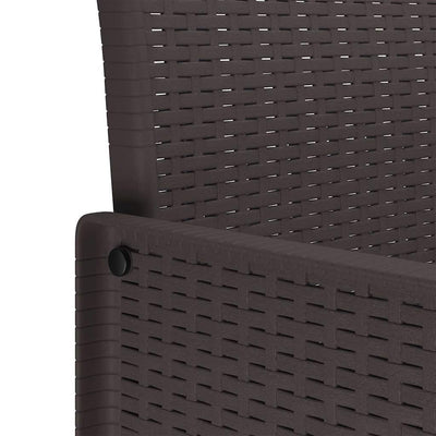 Ruskea puutarhan tuoli Botgros 53x49x85cm (2 pcs pp)