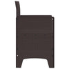 Ruskea puutarhan tuoli Botgros 53x49x85cm (2 pcs pp)