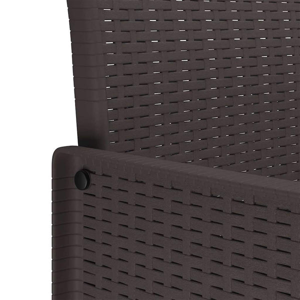Ruskea puutarhan tuoli Balay 53x49x85cm (2 pcs pp)