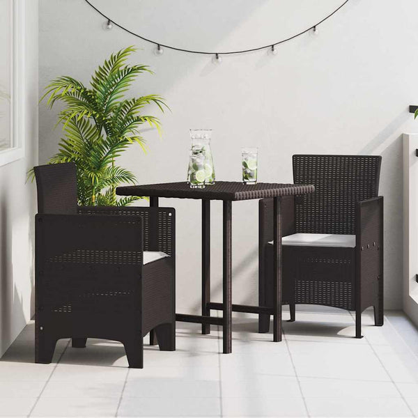 Ruskea puutarhan tuoli Balay 53x49x85cm (2 pcs pp)