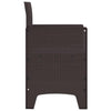 Ruskea puutarhan tuoli Balay 53x49x85cm (2 pcs pp)
