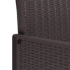 Ruskea puutarhan tuoli Buzdug 53x49x85cm (2 pcs pp)