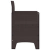 Ruskea puutarhan tuoli Buzdug 53x49x85cm (2 pcs pp)