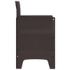 Ruskea puutarhan tuoli Buzdug 53x49x85cm (2 pcs pp)
