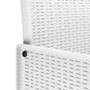 Valkoinen puutarhan tuoli Crstea 53x49x85cm (2 pcs pp)