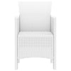 Valkoinen puutarhan tuoli Crstea 53x49x85cm (2 pcs pp)