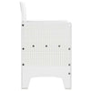 Valkoinen puutarhan tuoli Crstea 53x49x85cm (2 pcs pp)