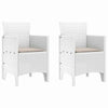 Valkoinen puutarhan tuoli Fleming 53x49x85cm (2 pcs pp)
