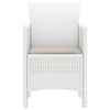 Valkoinen puutarhan tuoli Fleming 53x49x85cm (2 pcs pp)