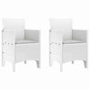 Valkoinen puutarhan tuoli Cosai 53x49x85cm (2 pcs pp)