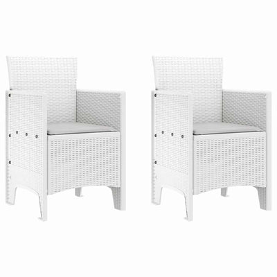 Valkoinen puutarhan tuoli Cosai 53x49x85cm (2 pcs pp)