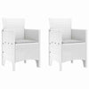Valkoinen puutarhan tuoli Cosai 53x49x85cm (2 pcs pp)