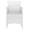 Valkoinen puutarhan tuoli Cosai 53x49x85cm (2 pcs pp)