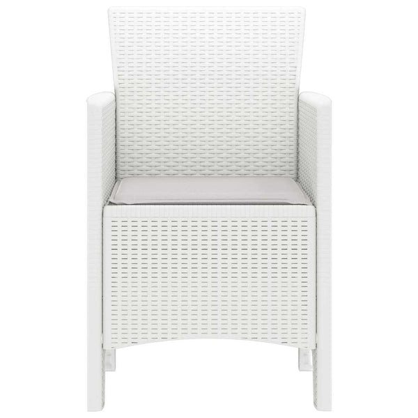 Valkoinen puutarhan tuoli Cosai 53x49x85cm (2 pcs pp)