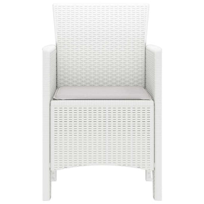 Valkoinen puutarhan tuoli Cosai 53x49x85cm (2 pcs pp)