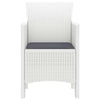 Valkoinen puutarhan tuoli Lidian 53x49x85cm (2 pcs pp)
