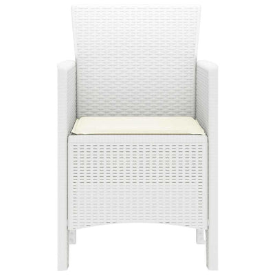 Valkoinen puutarhan tuoli Teodorica 53x49x85cm (2 pcs pp)