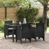 Antrasiitti puutarhan tuoli Dinorel 53x49x85cm (4 pcs pp)