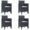 Antrasiitti puutarhan tuoli Ercin 53x49x85cm (4 pcs pp)