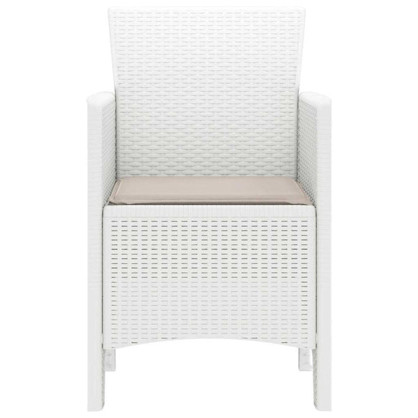 Valkoinen puutarhan tuoli Grecian 53x49x85cm (4 pcs pp)
