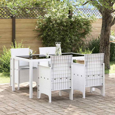 Valkoinen puutarhan tuoli Adafin 53x49x85cm (4 pcs pp)