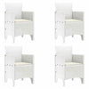 Valkoinen puutarhan tuoli Silian 53x49x85cm (4 pcs pp)