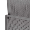Vaaleanharmaa puutarhan tuoli Cornita 53x49x85cm (4 pcs pp)