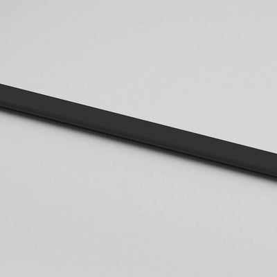 Musta liukuovi asennustarvikkeilla Constantine 90x205cm (esg lasi)