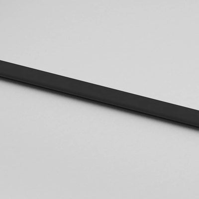 Musta liukuovi laitteistosarjalla Raduslavescu 76x205cm (karkaistu lasi)