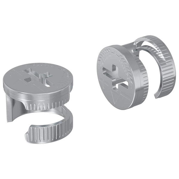 Cam-lukkomutterit 2 kpl Hopea 12 x 10 mm Metalli