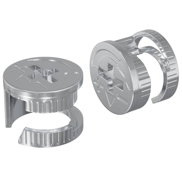 Cam-lukkomutterit 2 kpl Hopea 15 x 11,5 mm Metalli