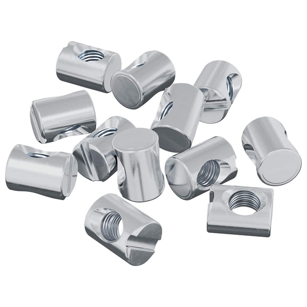 Barrel-pultit 3462 kpl Hopea M6 x 13 mm Metalli