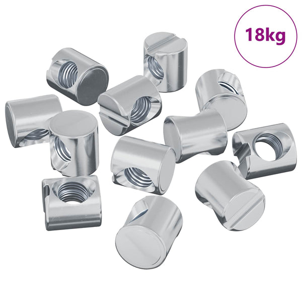 Barrel-pultit 4500 kpl Hopea M6 x 12 mm Metalli