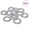 Mutterit 12 kpl Hopea 10 x 10 x 1,2 mm Rauta