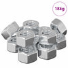 Kuusikulmio Pähkinäpuu Pähkinät 3913 pcs Hopea Metalli