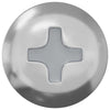 Puuruuvit 2 kpl Hopea M4 x 20 mm Teräs