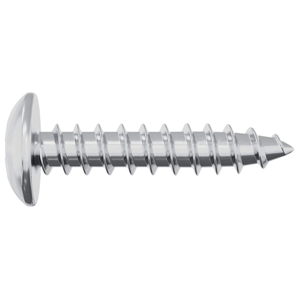 Puuruuvit 2 kpl Hopea M4 x 20 mm Teräs