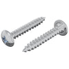 Puuruuvit 2 kpl Hopea M4 x 25 mm Teräs