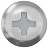 Puuruuvit 2 kpl Hopea M4 x 25 mm Teräs