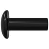 Hihnamutterit 12 kpl Musta M4 x 14,5 mm Metalli