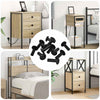 Hihnamutterit 8451 kpl Musta Metalli