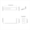 Antikallistuskiinnike 2 Hopea 74,5 x 15 x 32 mm Rauta