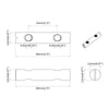 Pultti 2 kpl Sinkitty 60 x 12 mm Rauta
