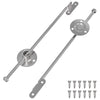 Vetojänteitä 2 pcs Hopea 190 mm Rauta